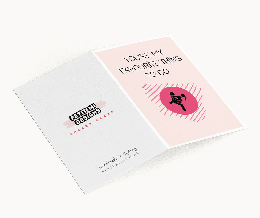 "You're My Favourite Thing" Greeting Card