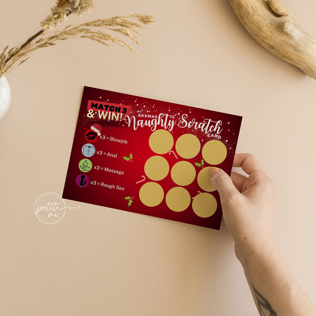 "Naughty Scratch Card - Christmas" Scratch Card