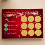 "Naughty Scratch Card - Christmas" Scratch Card