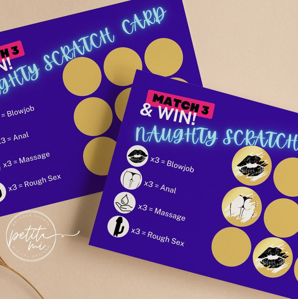 Naughty Scratch Card – Adult Scratch-Off Card
